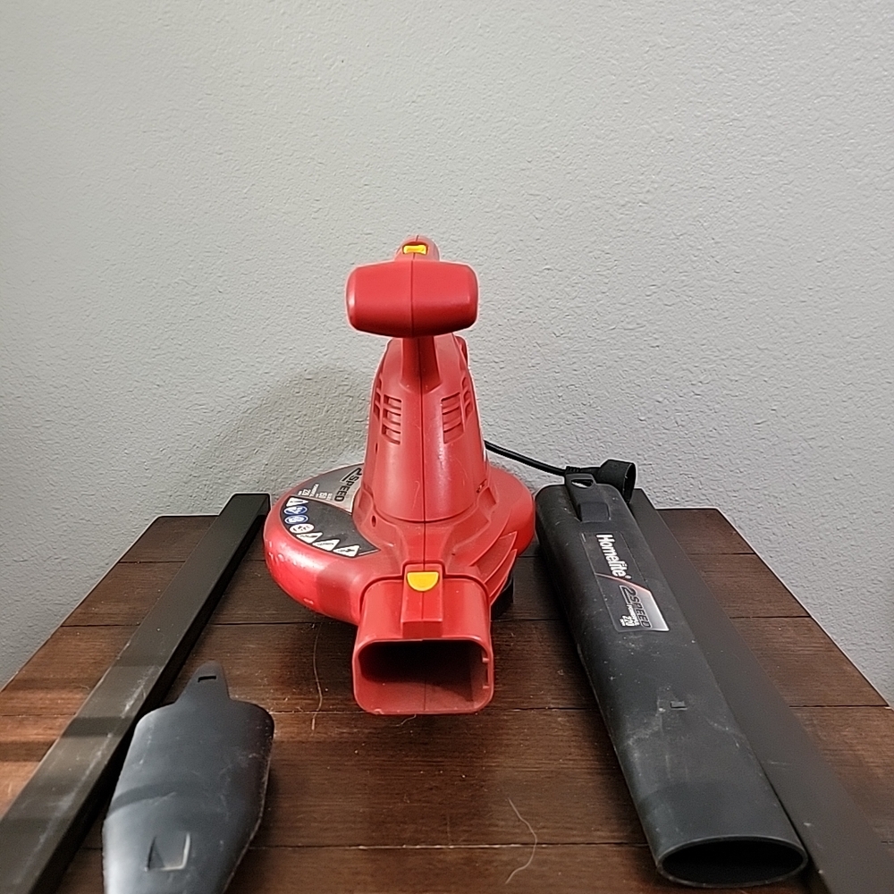 Red Electric Leaf Blower